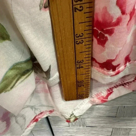 Show Me Your Mumu Duster One Size Womens Pink Floral Short Sleeve Open no belt - Picture 5 of 7